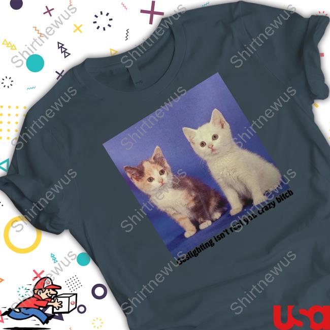 Gaslighting Isn't Real You Crazy Bitch Tee Gaslighting Isn't Real You Crazy Bitch Tee