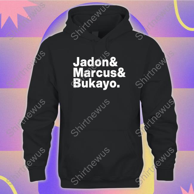 Official Jadon And Marcus And Bukayo Long Sleeve T Shirt Official Jadon And Marcus And Bukayo Long Sleeve T Shirt