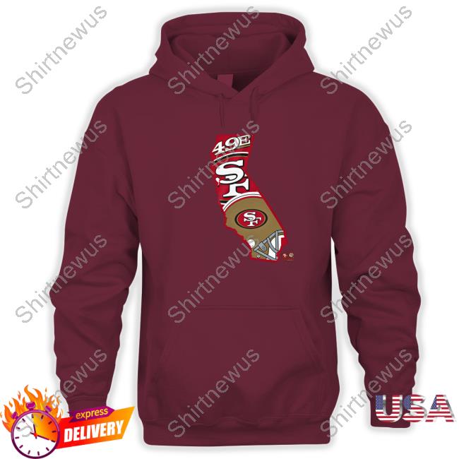 Official San Francisco 49ers New Era Gameday State T-Shirt, hoodie