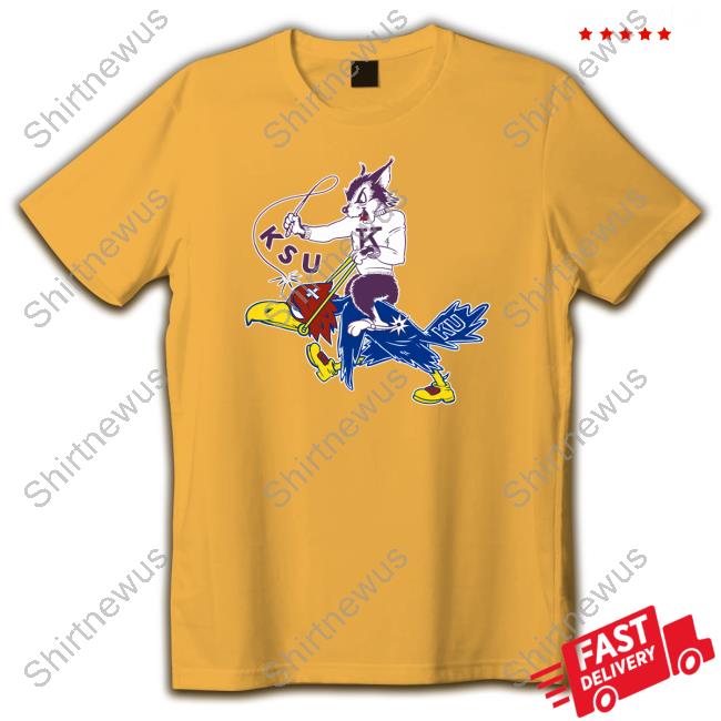 Vintage K-State Wildcat vs K-U Jayhawk Shirt Vintage K-State Wildcat vs K-U Jayhawk Shirt