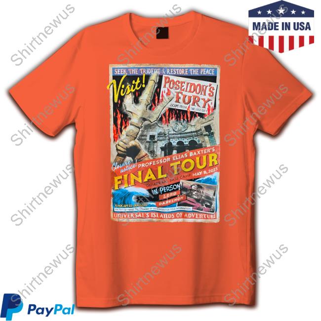 Poseidon's Fury Farewell Shirt Poseidon's Fury Farewell Shirt