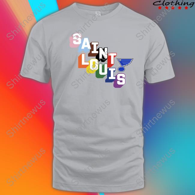 Official St. Louis Blues Saint Louis Lgbt T Shirt Official St. Louis Blues Saint Louis Lgbt T Shirt