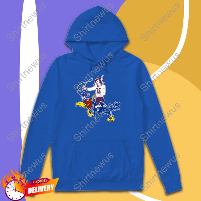 Vintage K-State Wildcat vs K-U Jayhawk Shirt Vintage K-State Wildcat vs K-U Jayhawk Shirt