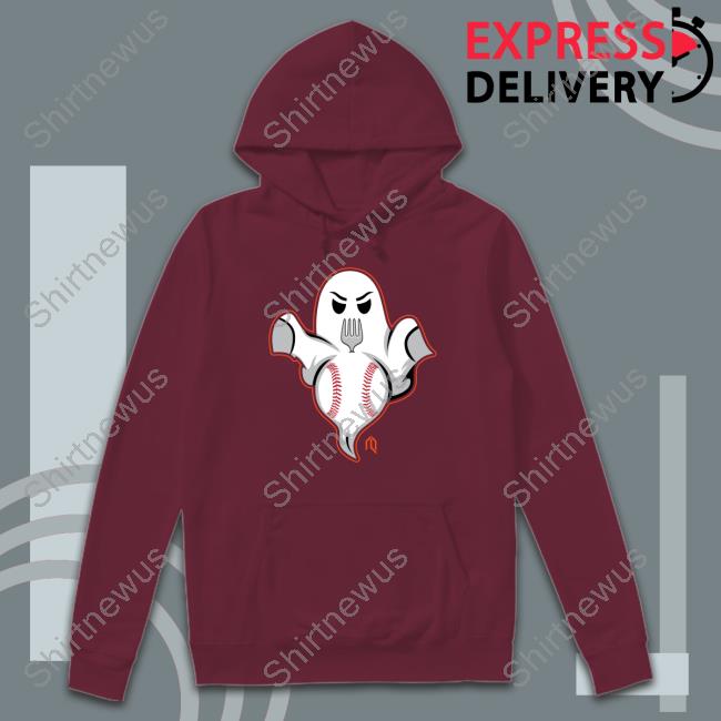Athlete Logos Merch Ghost Forkball Hoodie Athlete Logos Merch Ghost Forkball Hoodie