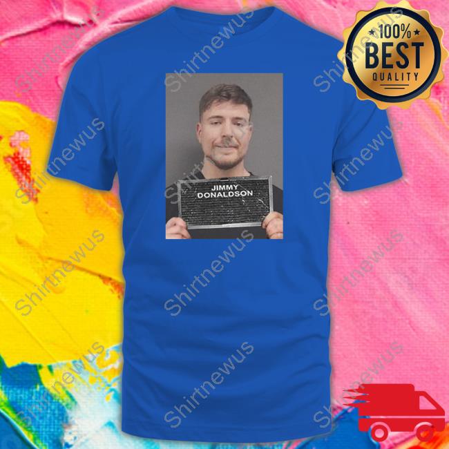 Official Airrack Merch Mug Shot Jimmy Donaldson Shirt Official Airrack Merch Mug Shot Jimmy Donaldson Shirt