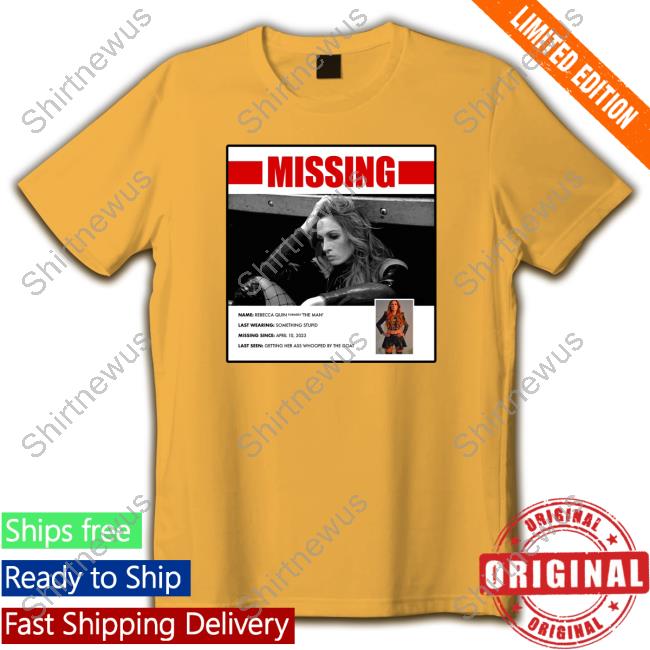 Rebecca Quin Missing Shirt Rebecca Quin Missing Shirt