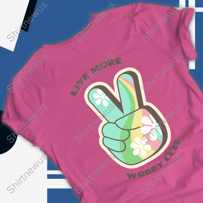 Live More Worry Less Ivory Shirt Live More Worry Less Ivory Shirt