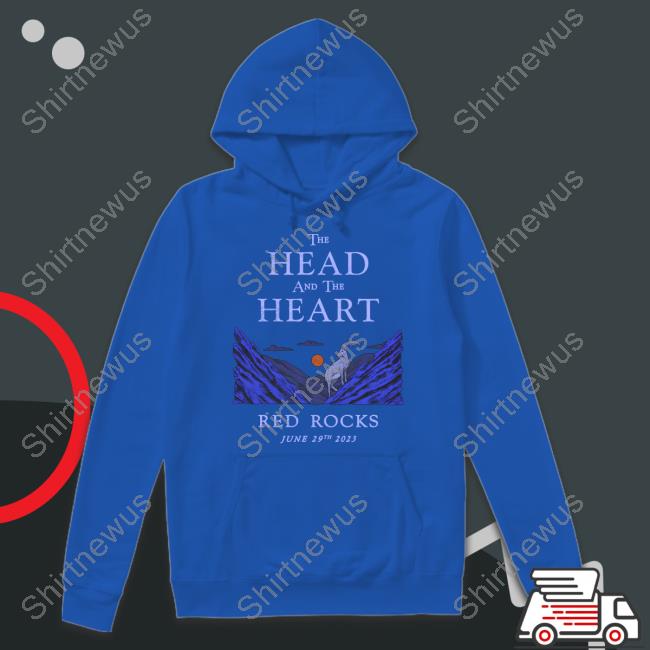 The Head And The Heart Merch Red Rocks 2023 Event T-Shirt The Head And The Heart Merch Red Rocks 2023 Event T-Shirt