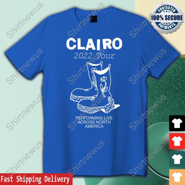 Clairo Store Merch Clairo 2022 Tour Boots North American Tour T-Shirt Clairo Store Merch Clairo 2022 Tour Boots North American Tour T-Shirt