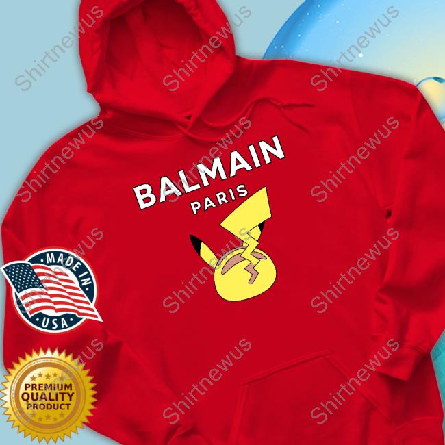 Balmain Paris Pikachu Limited Edition Tee Balmain Paris Pikachu Limited Edition Tee