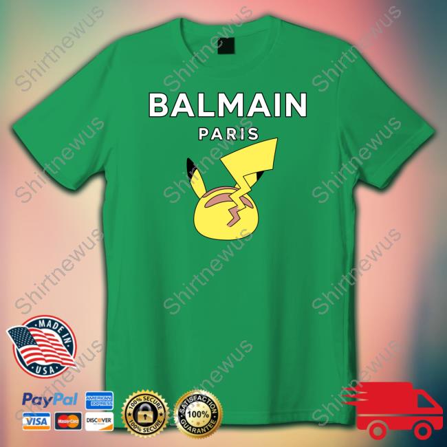 Balmain Paris Pikachu Limited Edition Tee Balmain Paris Pikachu Limited Edition Tee