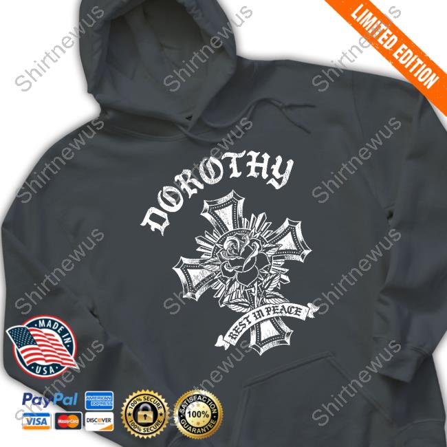 Official Dorothy On Fire Dorothy Rest In Peace Cross Cap Official Dorothy On Fire Dorothy Rest In Peace Cross Cap
