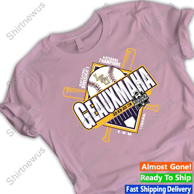 Official LSU Tigers 2023 NCAA Men's Baseball College World Series Champions Omaha T-Shirt Official LSU Tigers 2023 NCAA Men's Baseball College World Series Champions Omaha T-Shirt