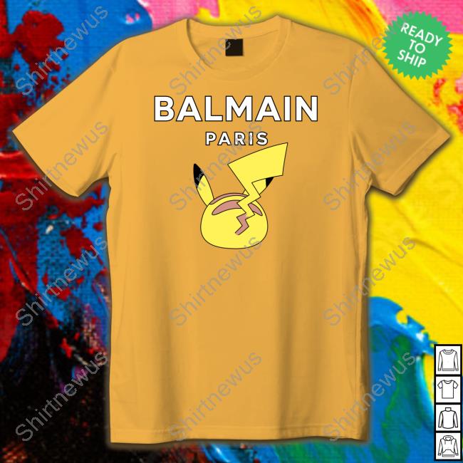 Balmain Paris Pikachu Limited Edition Tee Balmain Paris Pikachu Limited Edition Tee