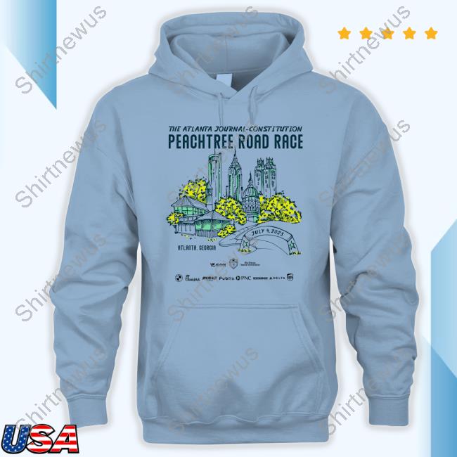 2023 AJC Peachtree Road Race T-shirt design