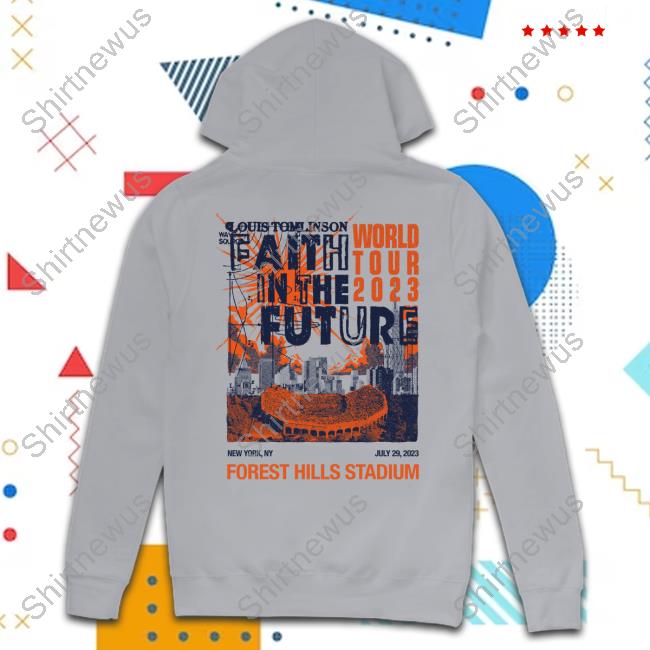 Official Louis Tomlinson Merch Faith In The Future Forest Hills Stadium  World Tour 2023 Sweater North America - Shirtnewus