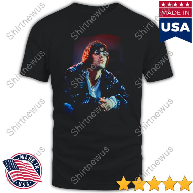 Jay ENHYPEN Wearing Liam Gallagher At Maine Road Stadium Manchester T-Shirt  - Nanishirt