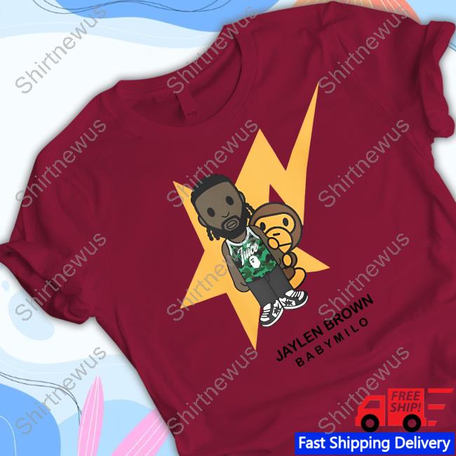 Bape Jaylen Brown Baby Milo Shirt GreenRunsDeep Bape Jaylen Brown Baby Milo Shirt GreenRunsDeep