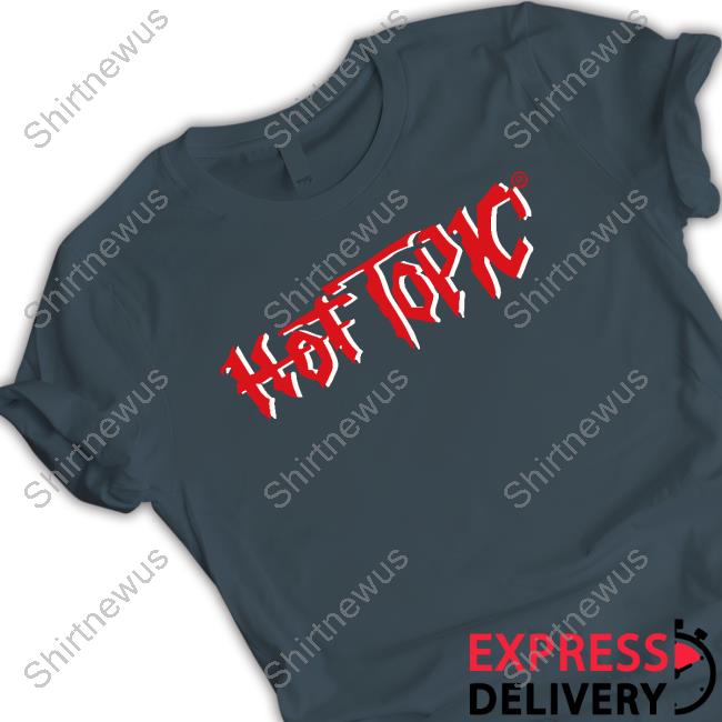 Official Retro Hot Topic Logo Tee Official Retro Hot Topic Logo Tee