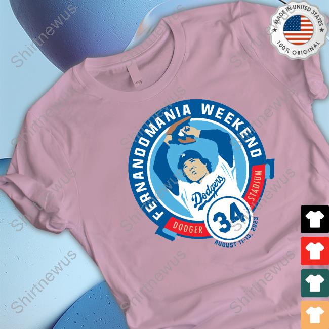 Fernandomania weekend LA Dodgers stadium August 2023 shirt, hoodie, sweater  and v-neck t-shirt