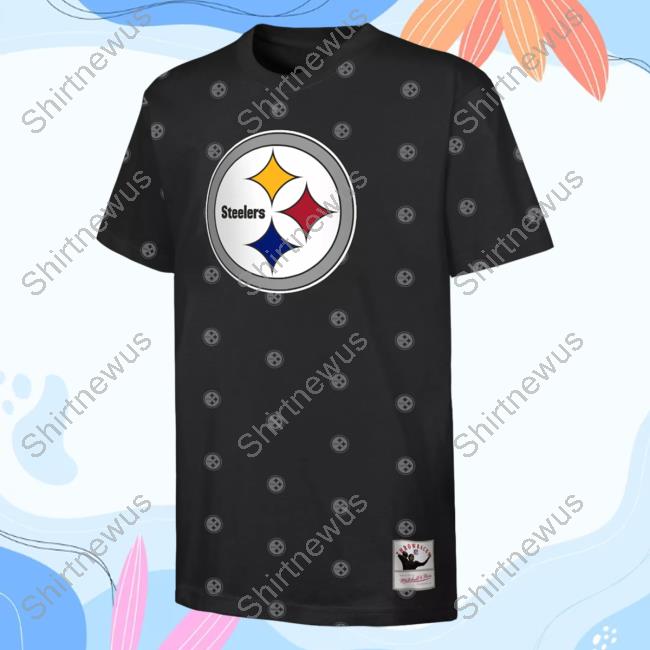 Official Dick's Sporting Goods Clothing Shop Store Mitchell & Ness Pittsburgh  Steelers All Over Print Black Tee Shirt 3D AOP Dickssportinggoods Merch -  Shirtnewus