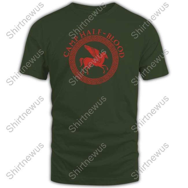 Breathable Soft Camp Half Blood - Percy Jackson and the Olympians Fitted T- Shirt For Men And Women