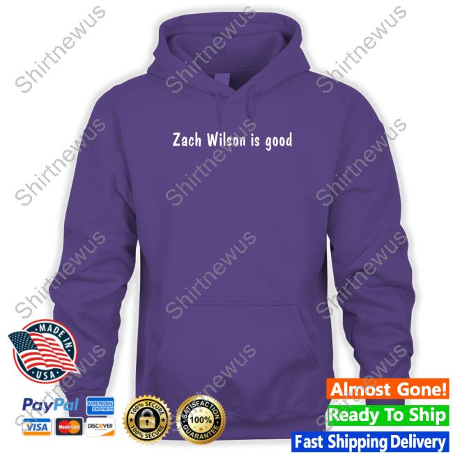 Official vinny And Tha Jets Zach Wilson Is Good T-Shirts, hoodie