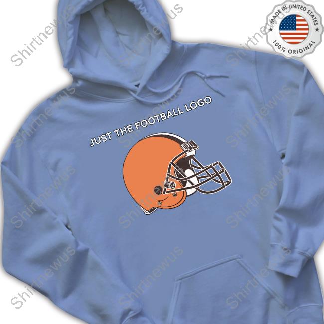 Homage Shop Cleveland Browns Just The Football Logo Long Sleeve Tee -  Shirtnewus