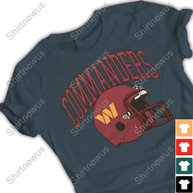 Official Homage Apparel Shop Washington Commanders Helmet Tee Shirt Izzy  Moreno - Teebreat