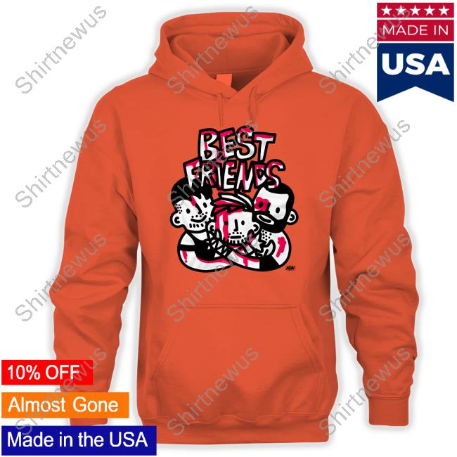 Official Best Friends & Orange Cassidy Blood Brothers Hoodie Official Best Friends & Orange Cassidy Blood Brothers Hoodie