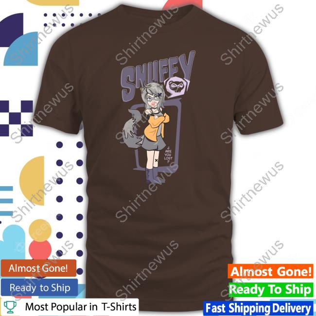 Snuffy Retro Raccoon Are You Lost Black Tee Shirt Snuffy Retro Raccoon Are You Lost Black Tee Shirt