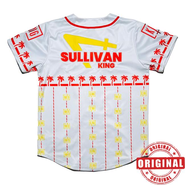 Official Sullivan King Animal Style Bassball Jersey Official Sullivan King Animal Style Bassball Jersey