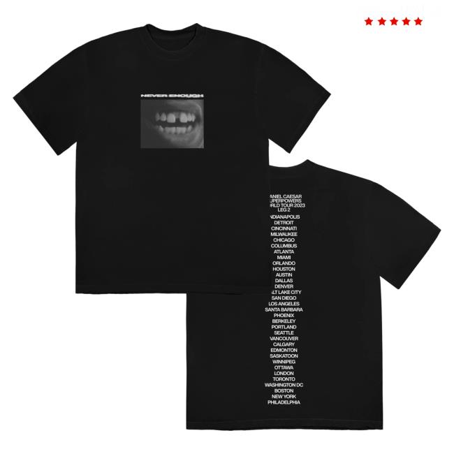 Official Daniel Caesar Merch Shop Superpowers World Tour Sweaters Black DanielCaesar Official Daniel Caesar Merch Shop Superpowers World Tour Sweaters Black DanielCaesar