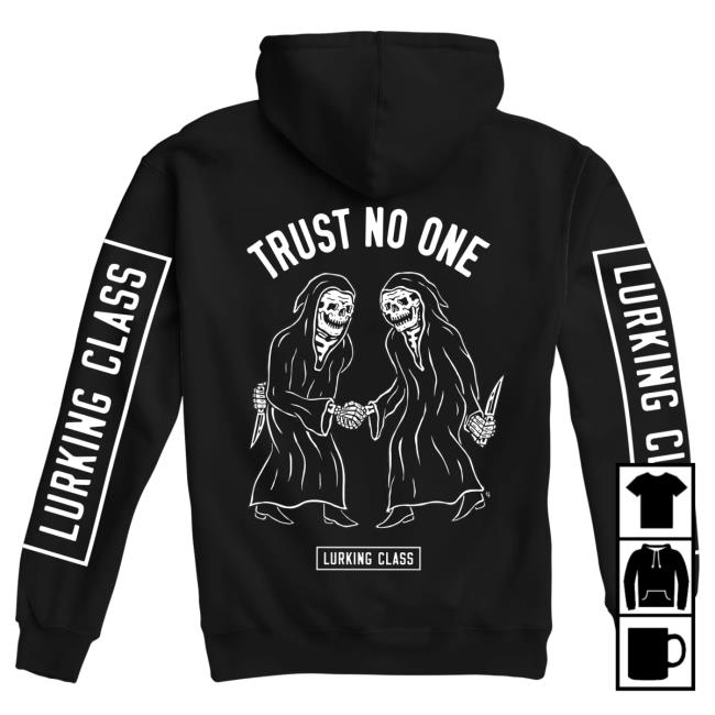 Official Lurking Class Clothing Trust No One Sweater Black LurkingClass Official Lurking Class Clothing Trust No One Sweater Black LurkingClass