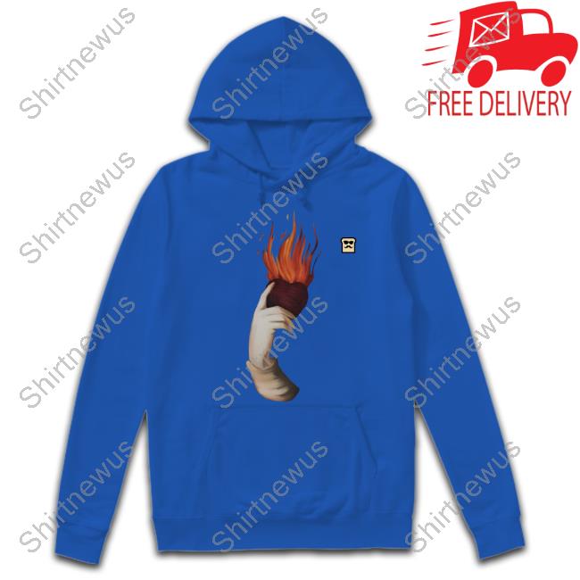 Disguised Toast Merch Flaming Heart Long Sleeved T Shirt Disguised Toast Merch Flaming Heart Long Sleeved T Shirt
