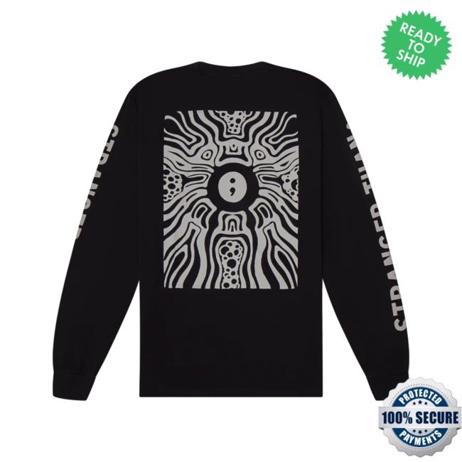 Official Stranger Than Merch Black Long Sleeve Official Stranger Than Merch Black Long Sleeve
