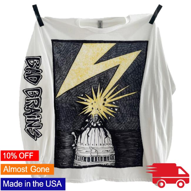 Official Eros O No Eres Merch Shop Bad Brains Long Sleeve Tee Official Eros O No Eres Merch Shop Bad Brains Long Sleeve Tee