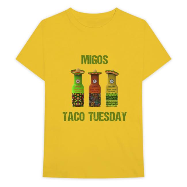 Official Migos Merch Store Shop Migos Taco Tuesday Popover Hoodie (White) Official Migos Merch Store Shop Migos Taco Tuesday Popover Hoodie (White)
