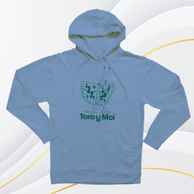 Official Toro y Moi Merch Store Butterfly Hoodie Toro y Moi Official Toro y Moi Merch Store Butterfly Hoodie Toro y Moi