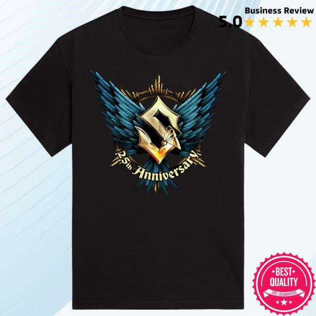 Official Sabaton Merch Store Sabaton Blue Wings Anniversary Shirt 2024 Sabaton Shop