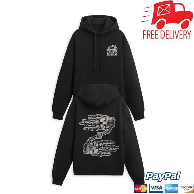 Zeds Dead - Dry Hands - Black- Hoody Zeds Dead Merch