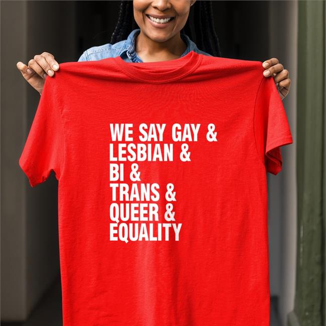 We Say Gay Shirts
