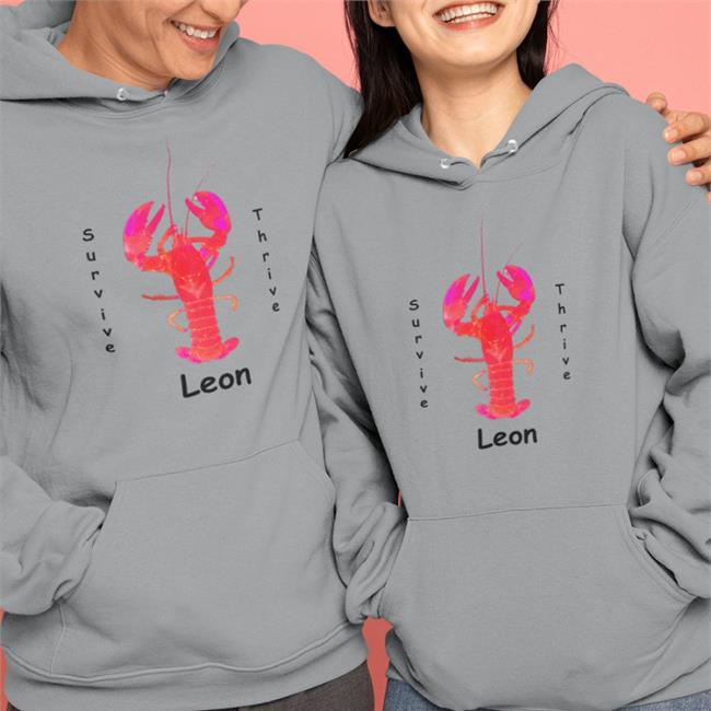 Leon The Lobster Merch Leon Survive Thrive Long Sleeve Shirt