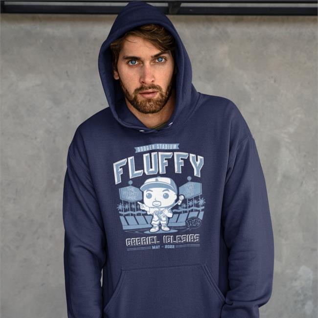 Fluffy Guy Merch Funko Baseball Tee Shirt Dodger Stadium Fluffy Gabriel Iglesias May 2022