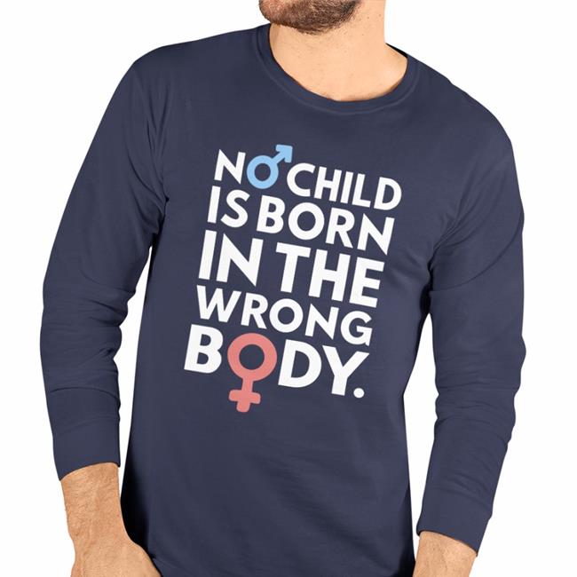 Gays Against Groomers Merch No Child Is Born In The Wrong Body Tee Shirt Againstgrmrs
