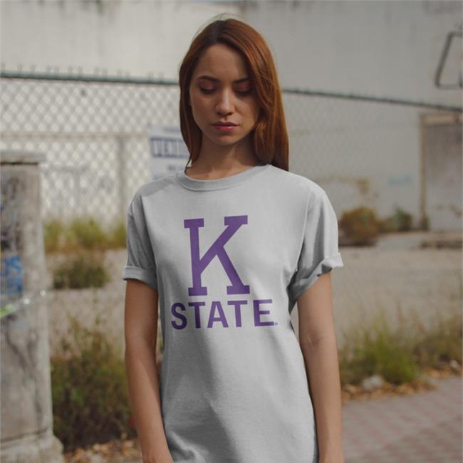 K-State Block Tee Shirt Charlie Hustle Merch Store
