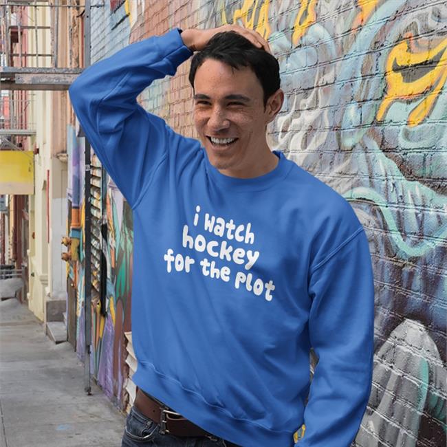 Hockey Enjoyer Store I Watch Hockey For The Plot Shirts
