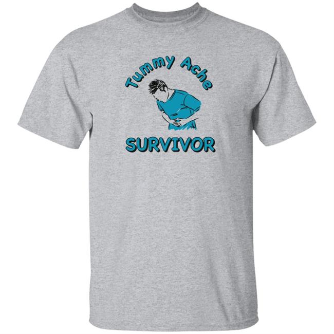 Shithead Steve Merch Tummy Ache Survivor Tee Shirt Shithead Steve Merch Tummy Ache Survivor Tee Shirt
