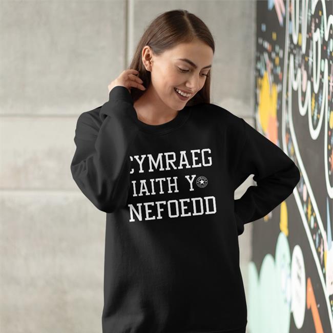 Cymraeg Iaith Y Nefoedd Cowbois 1962 Hoodie