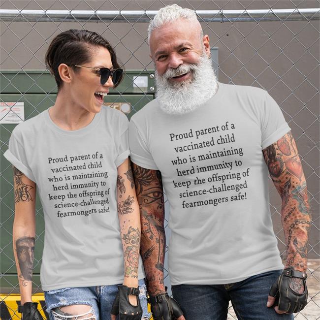 Boomer Core Merch Proud Parent Of A Vaccinated Child Who Is Maintaining Tee